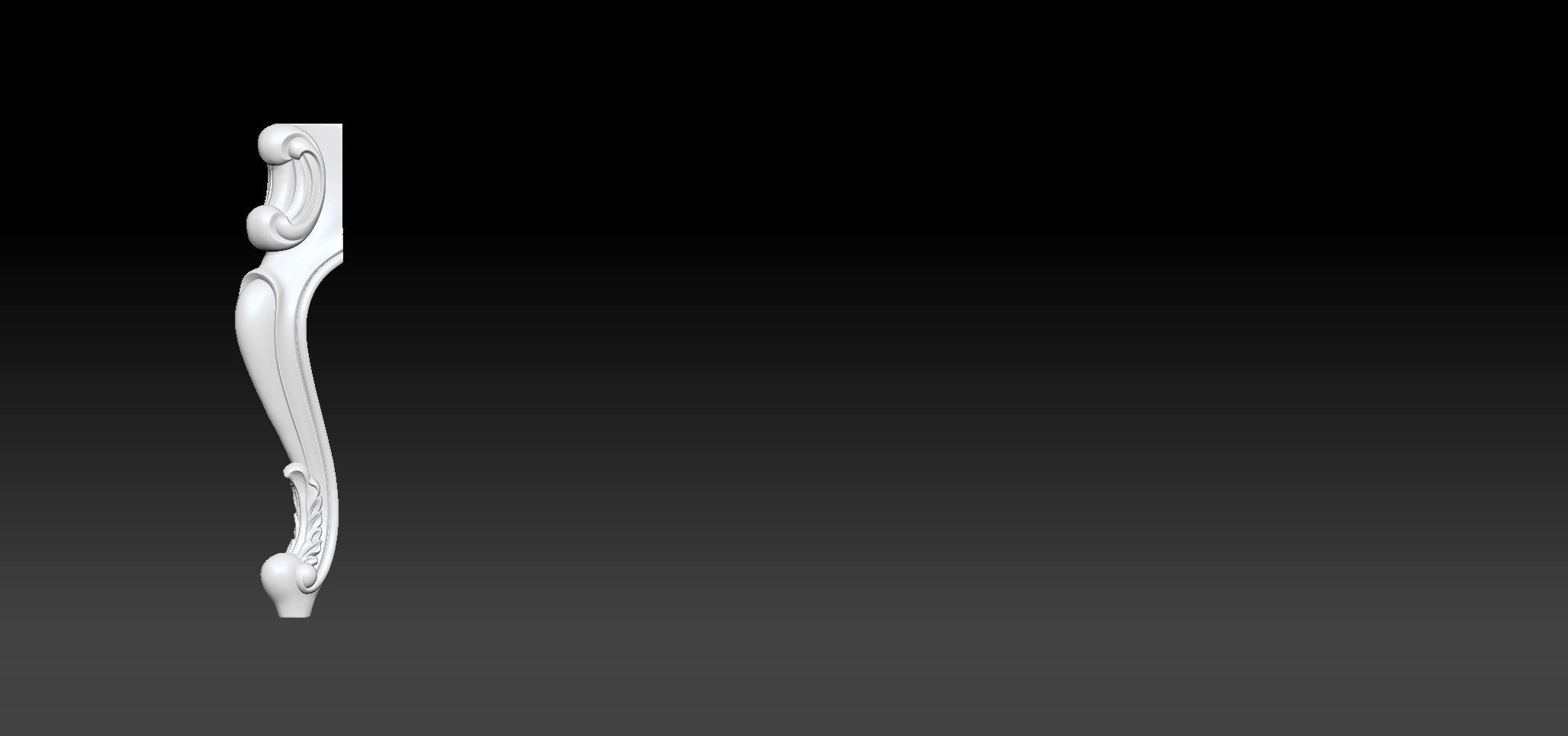 Furniture Legs 3d STL Model Relief for CNC set 015 3D print model_11