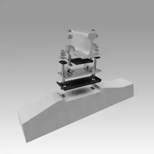 Rail fastening KB-65 3D model