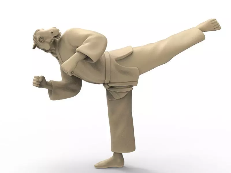 Horse Back Kick 3D print model