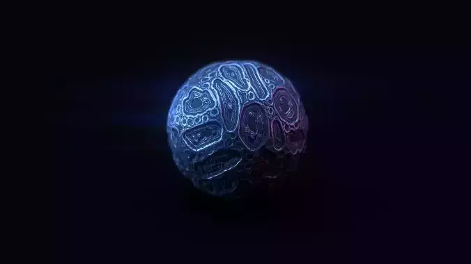 Guardians of the Galaxy Infinity Stone Low-poly 3D model