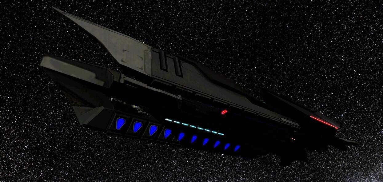 WIPE OUT - QIREX F SPACE FIGHTER Low-poly 3D model_1