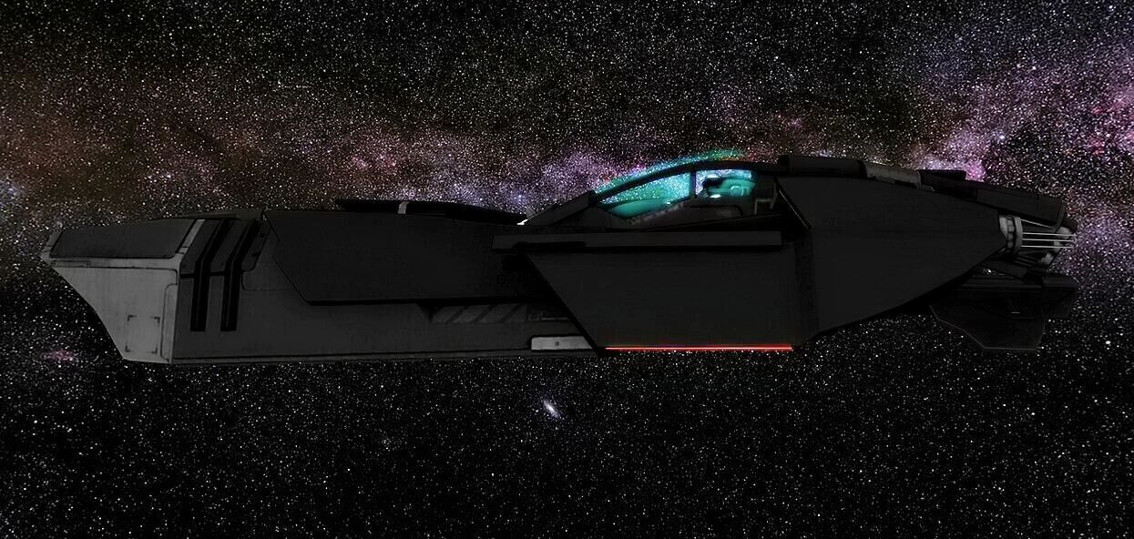 WIPE OUT - QIREX F SPACE FIGHTER Low-poly 3D model_6