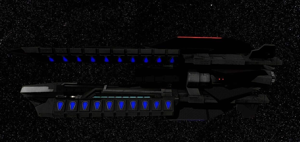 WIPE OUT - QIREX F SPACE FIGHTER Low-poly 3D model_5