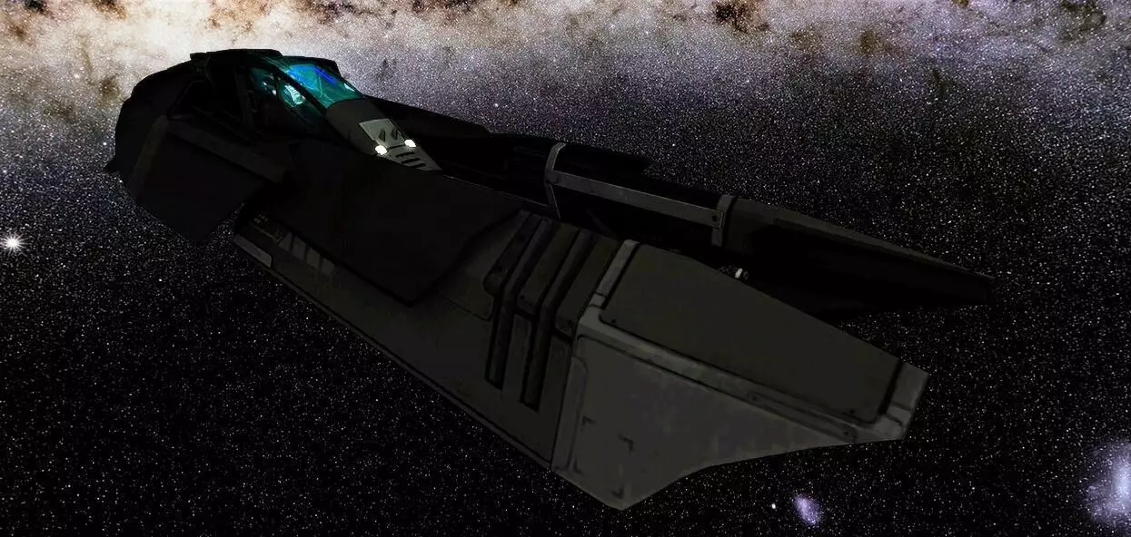 WIPE OUT - QIREX F SPACE FIGHTER Low-poly 3D model_0