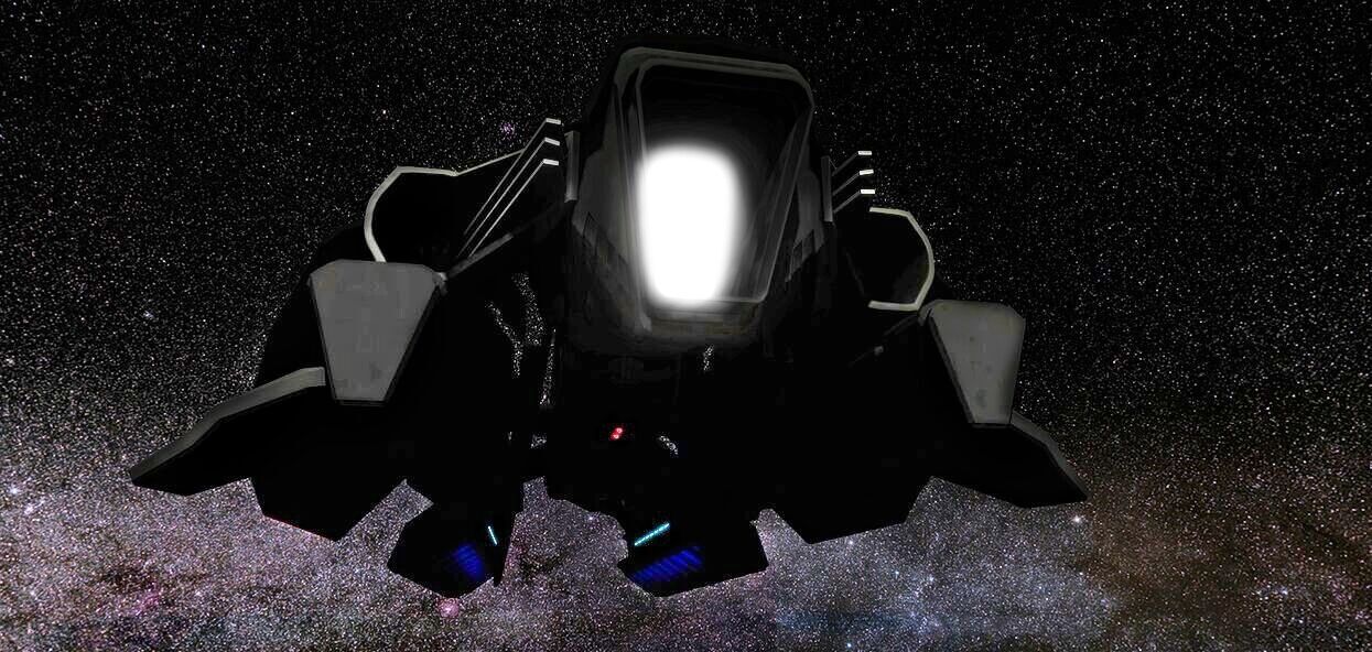 WIPE OUT - QIREX F SPACE FIGHTER Low-poly 3D model_3