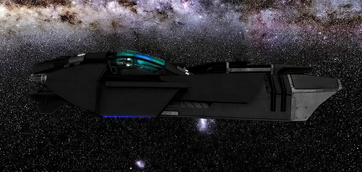 WIPE OUT - QIREX F SPACE FIGHTER Low-poly 3D model_7