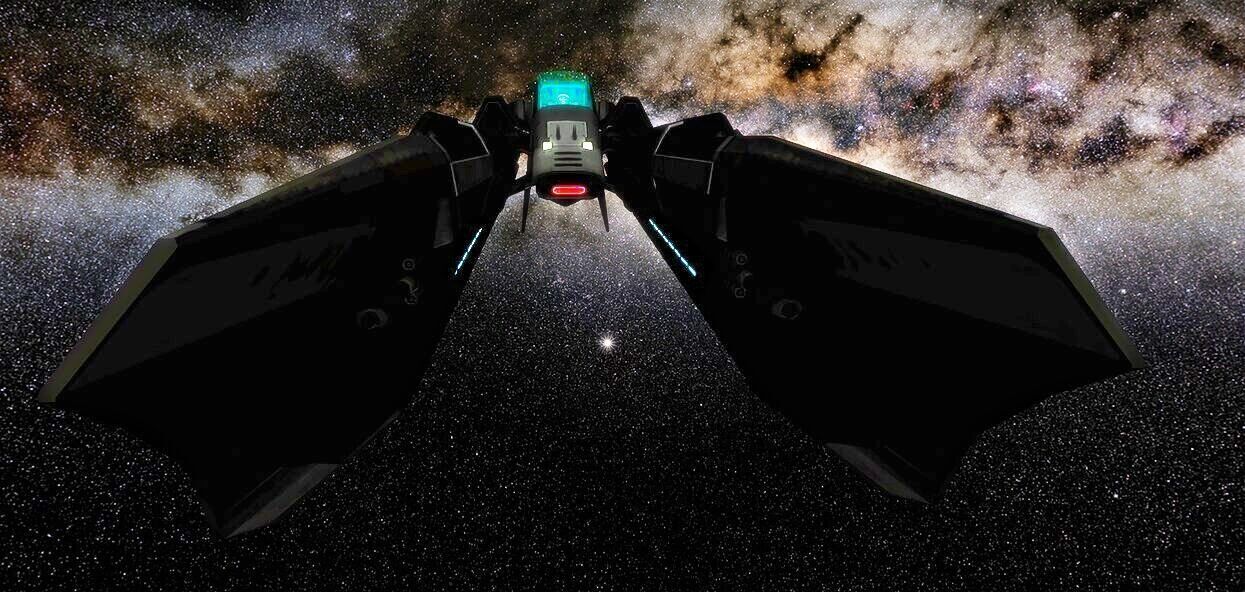 WIPE OUT - QIREX F SPACE FIGHTER Low-poly 3D model_2