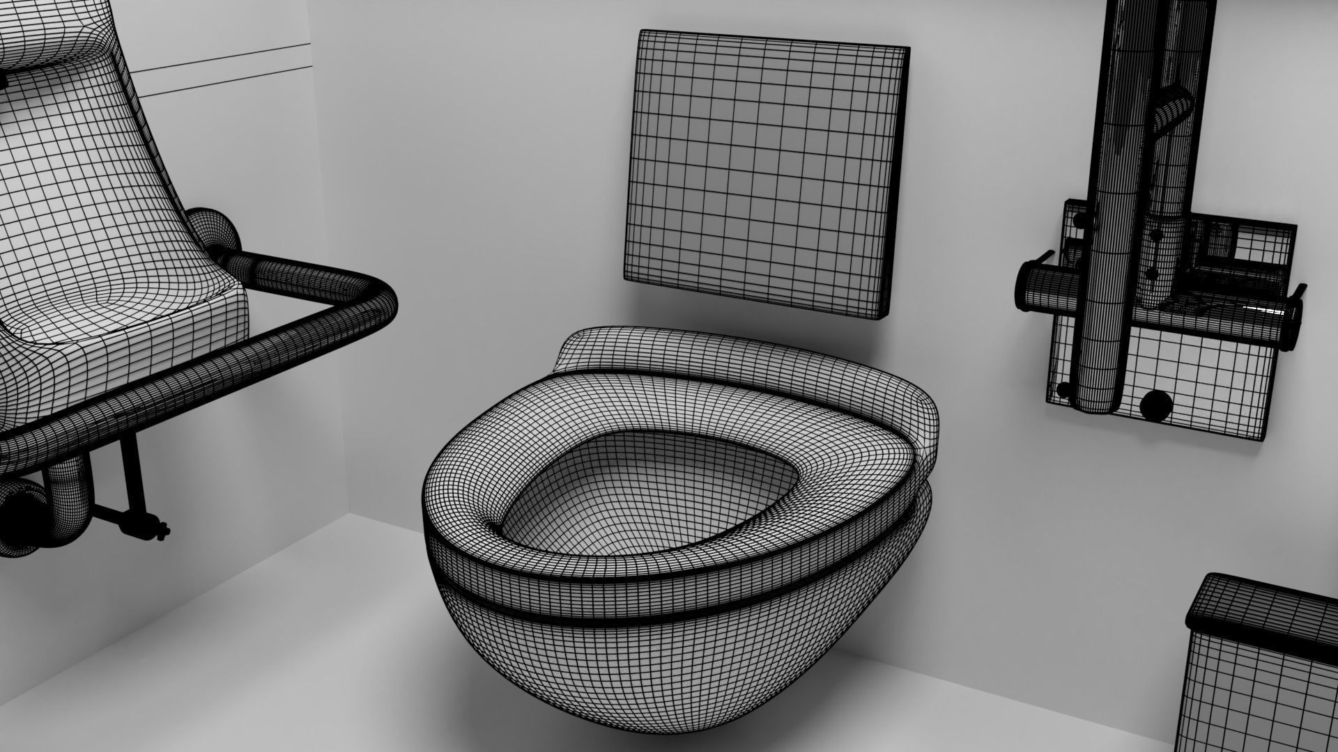 Bathroom 3D model_3