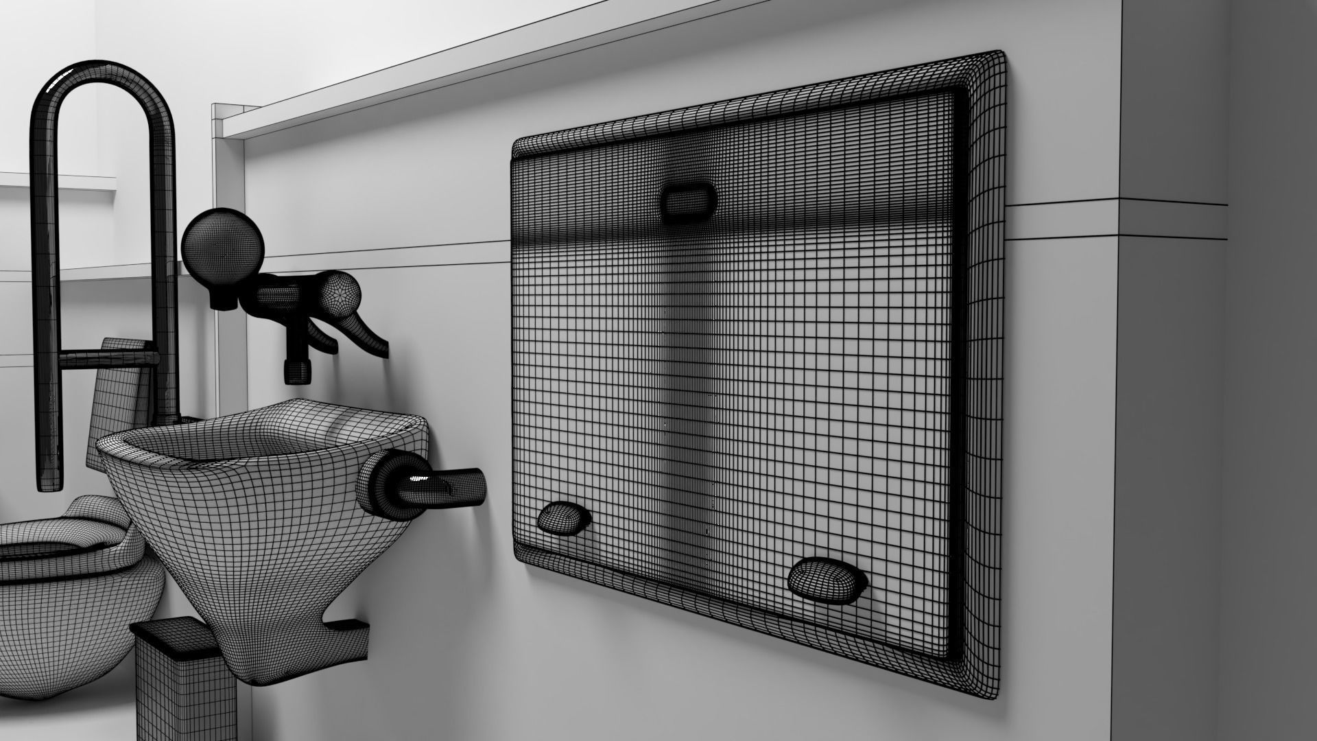Bathroom 3D model_5