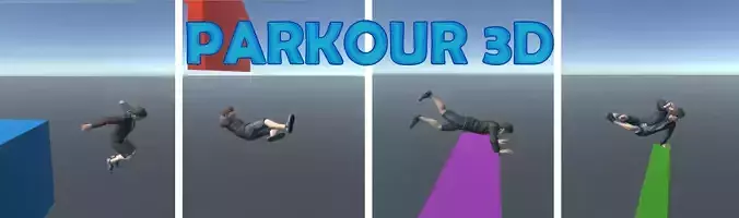 Parkour3D parkour game Free 3D model Parkour3D parkour game Free 3D model