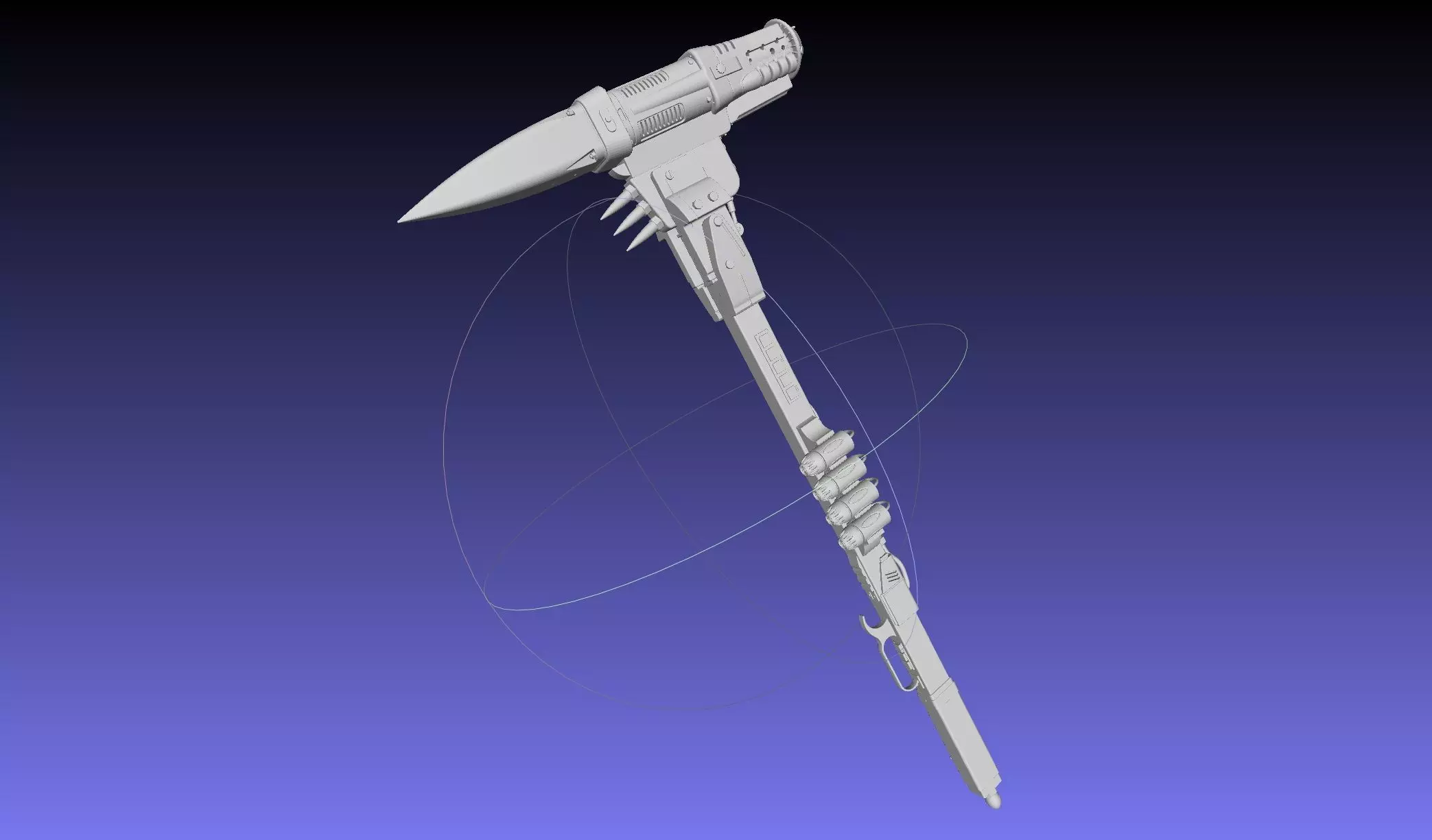 Battle Angel Alita Dr Ido Rocket Hammer Printable Assembly 3D print model
