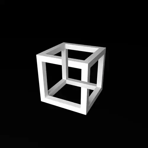 Esher impossiblecube 3D print model