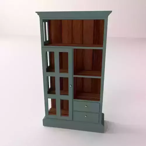 Bookcase with drawers