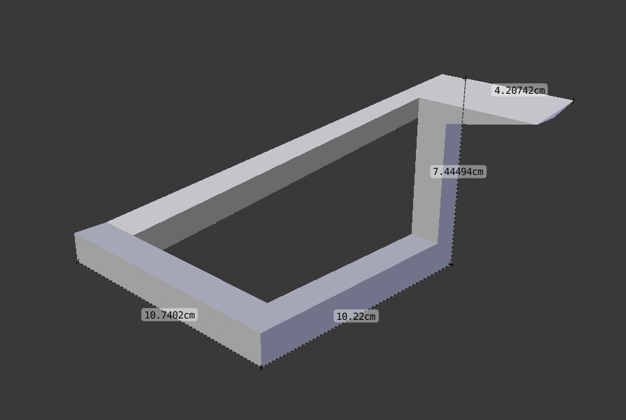 Penrose impossible triangle 3D print model_3