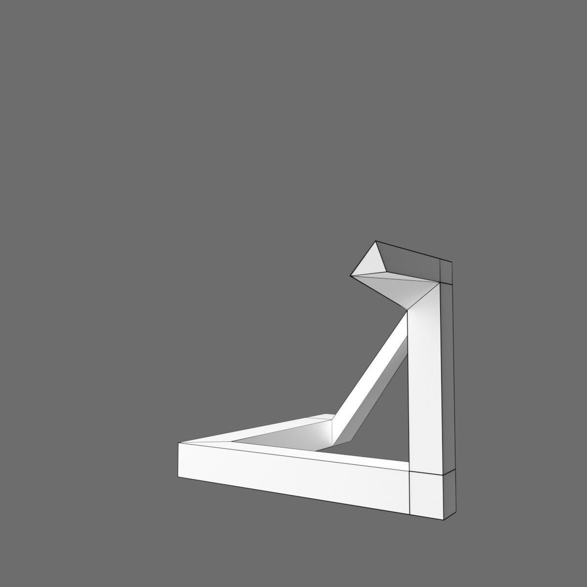 Penrose impossible triangle 3D print model_5