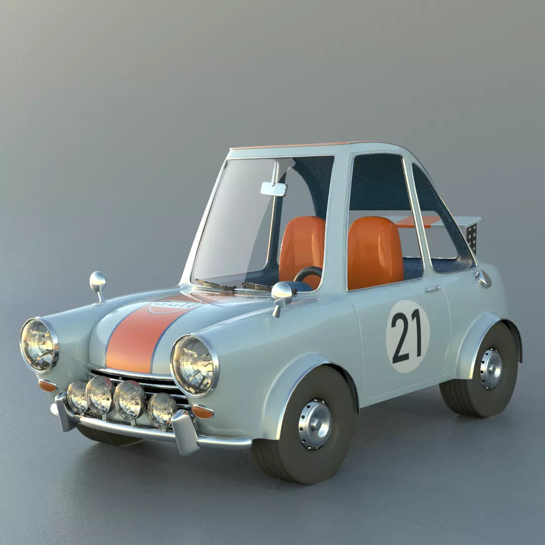 Toon Gulf Racer 3D model