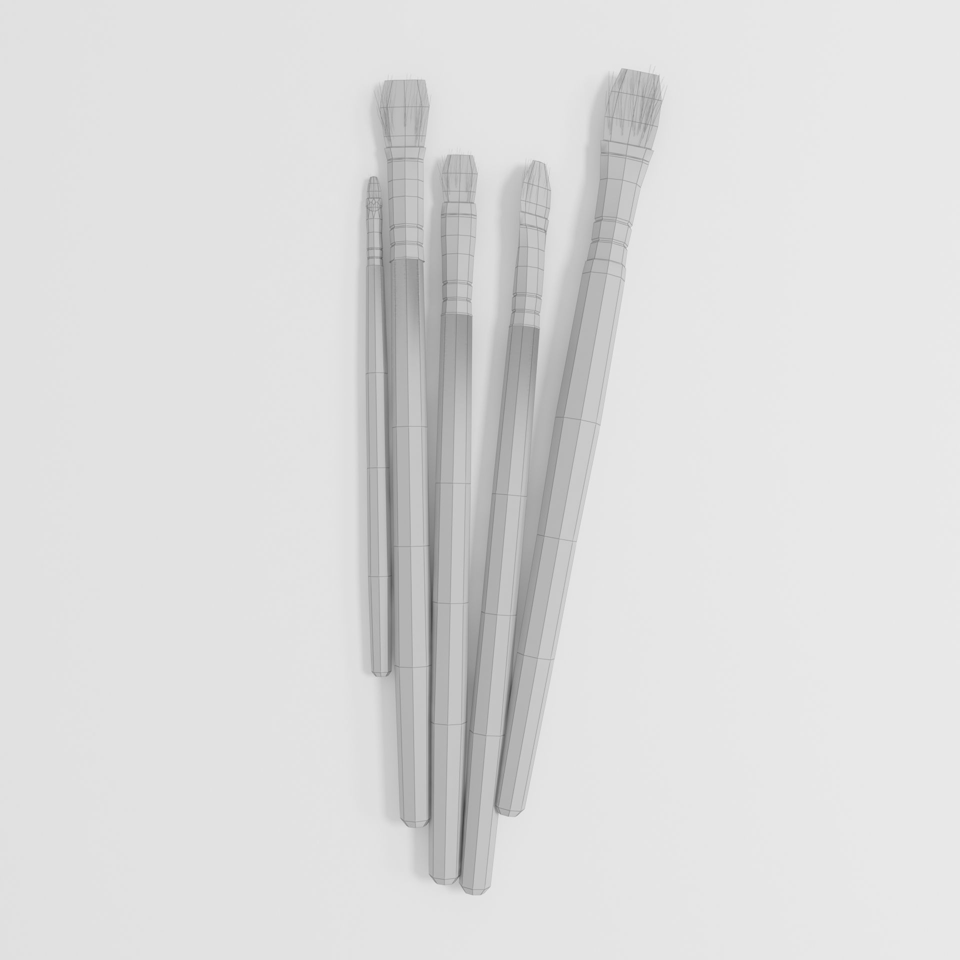 5 Brush Painting 3D model_6