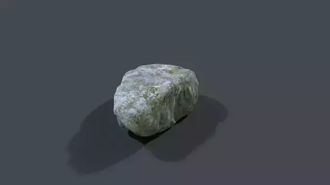 Game-ready PBR stone rock