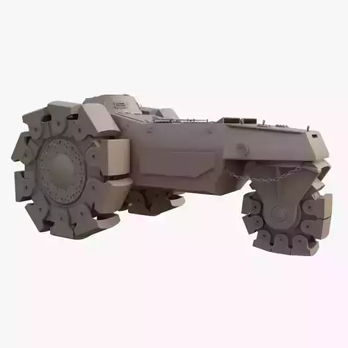 Alkett VsKfz 617 Minenrumer Clay Mental Ray