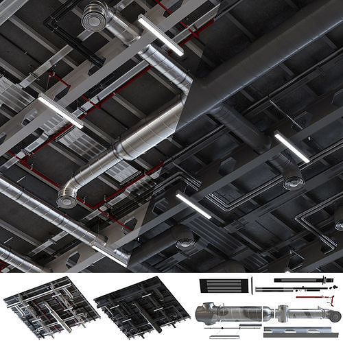 Ventilation System  3D model