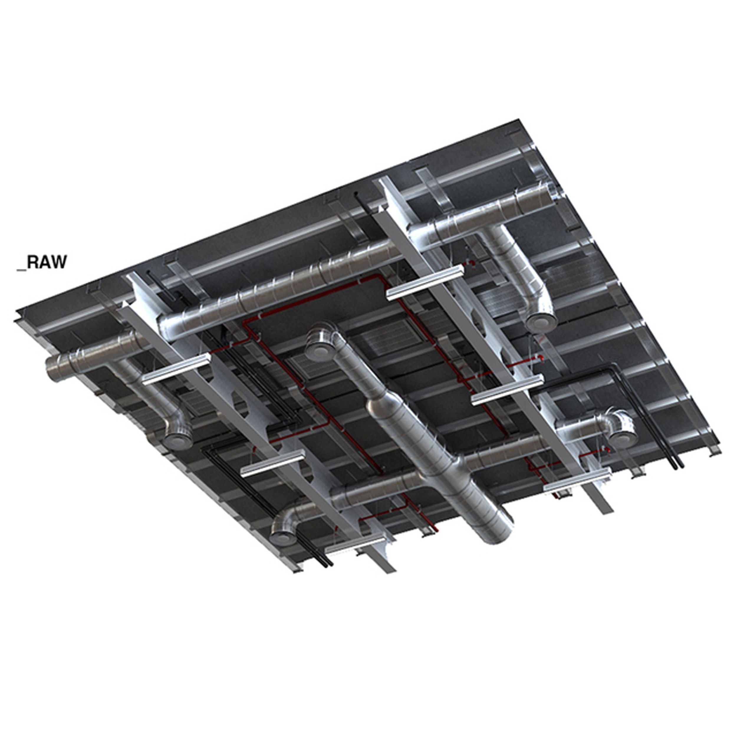 Ventilation System 3D model_2