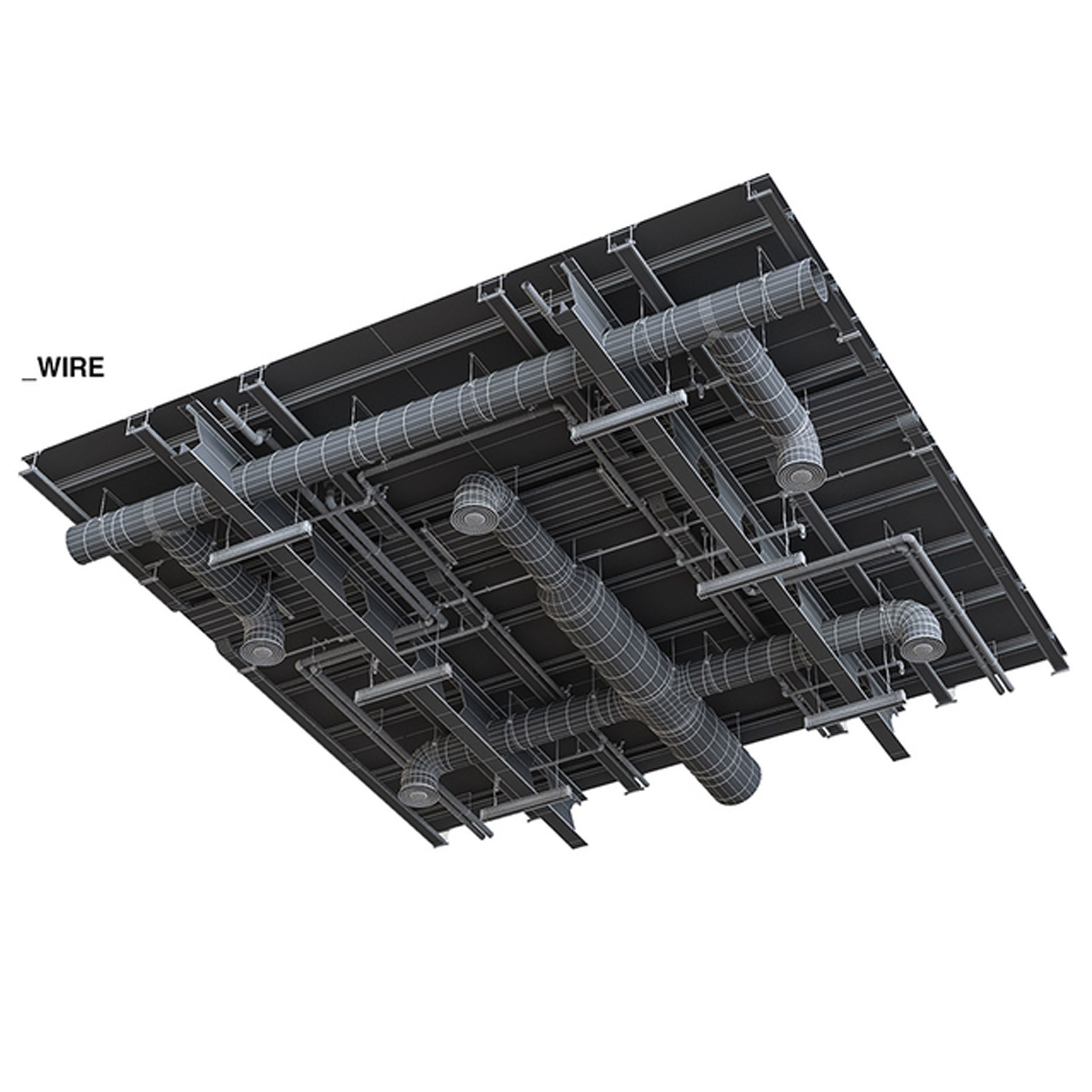 Ventilation System 3D model_4