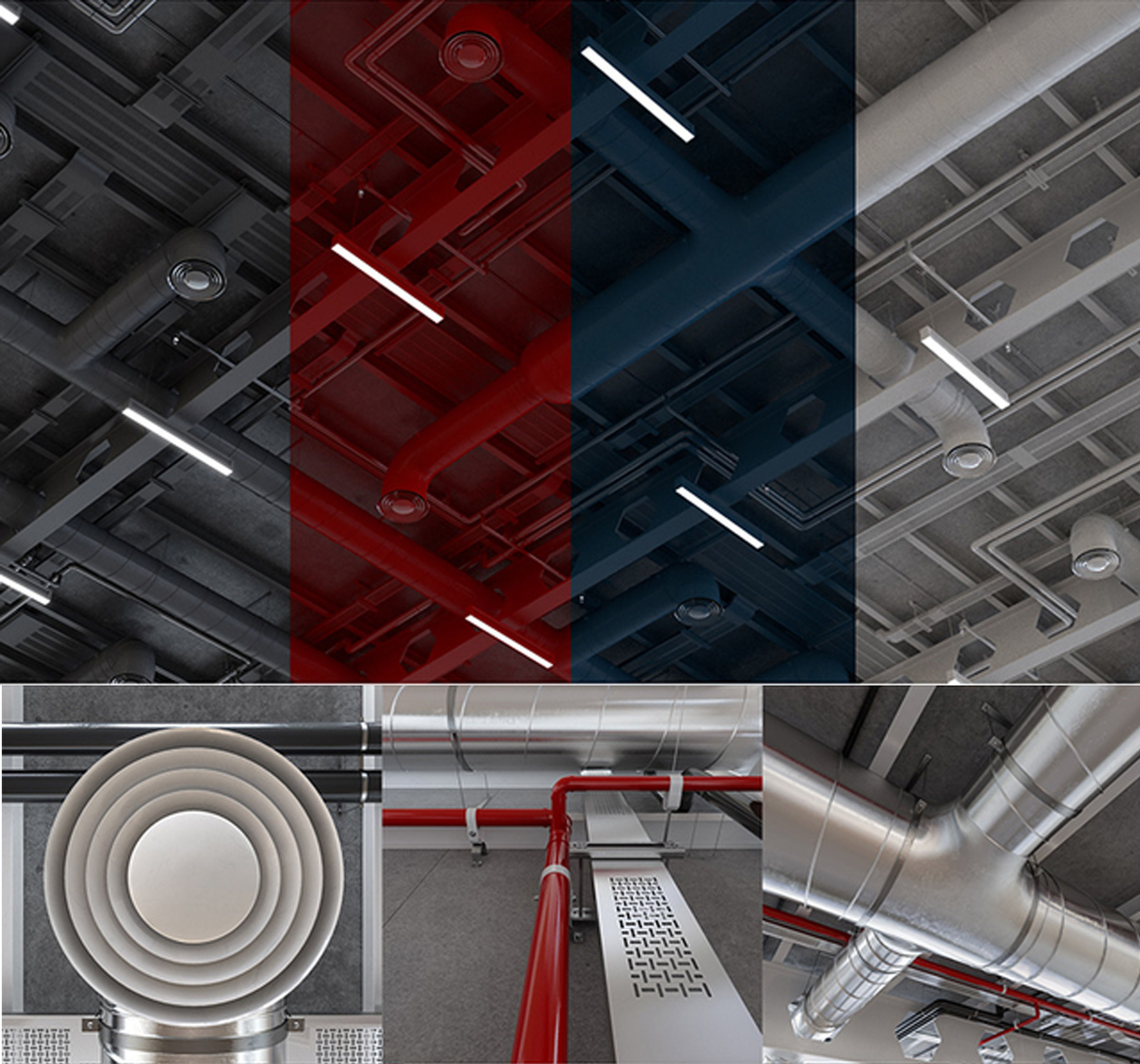 Ventilation System 3D model_1