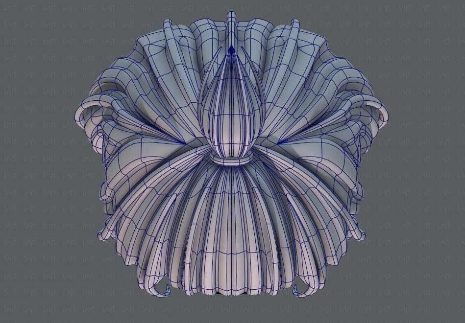 3D Hair style for girl V66 Low-poly 3D model_34