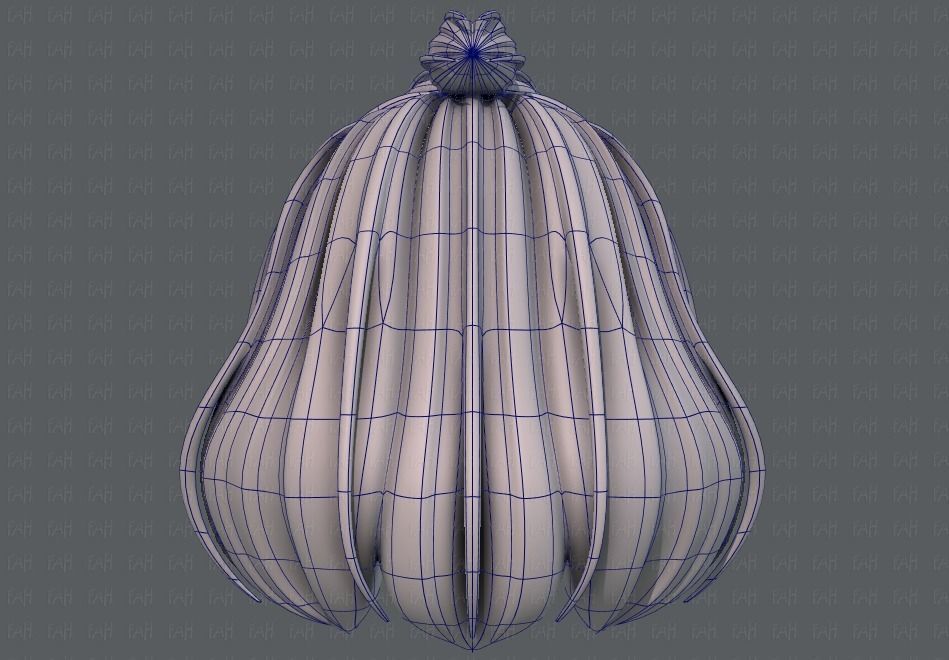 3D Hair style for girl V66 Low-poly 3D model_13