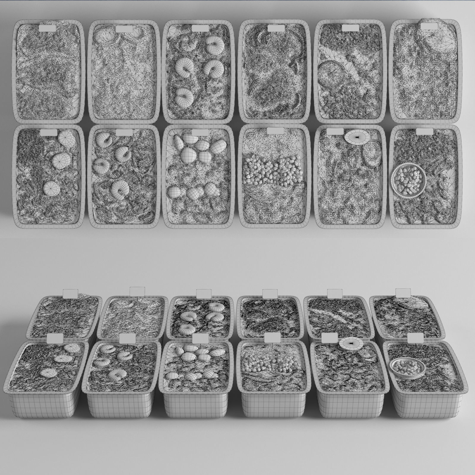 Meal line  3D model_2