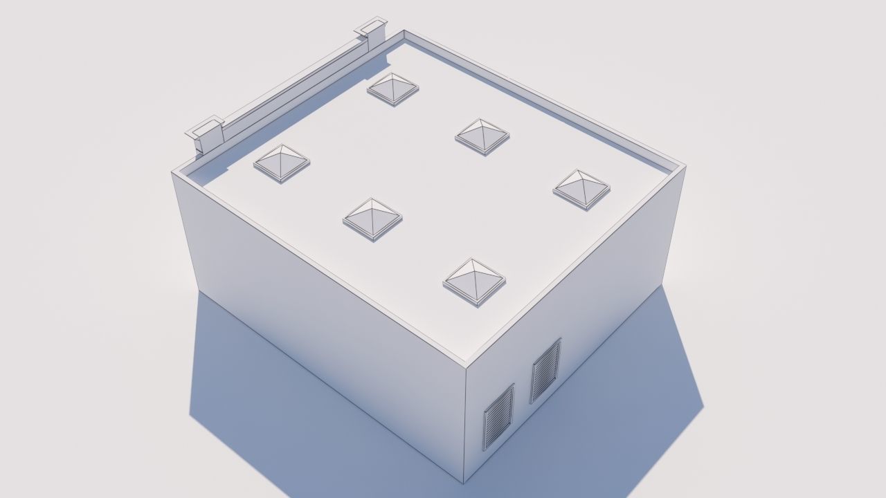 American Store Market 3D model_10