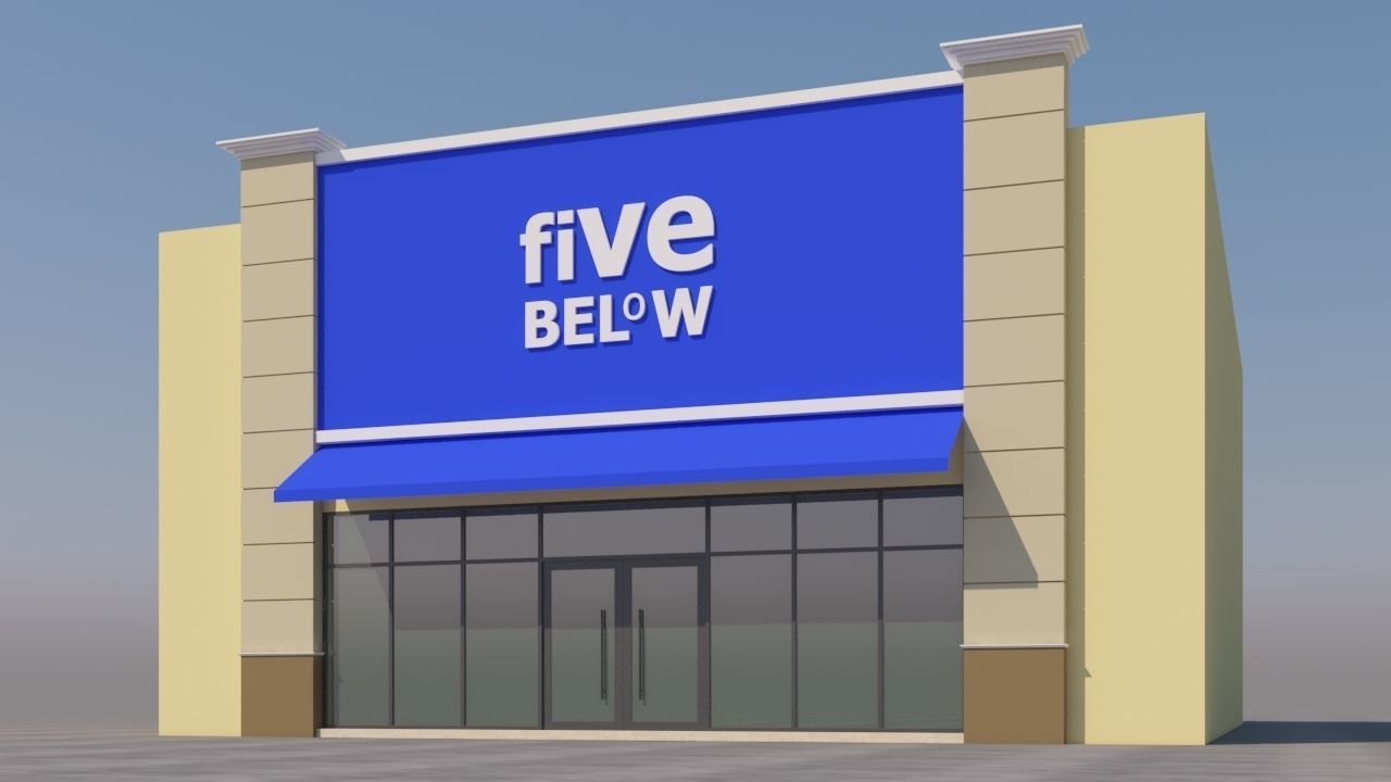 American Store Market 3D model_1