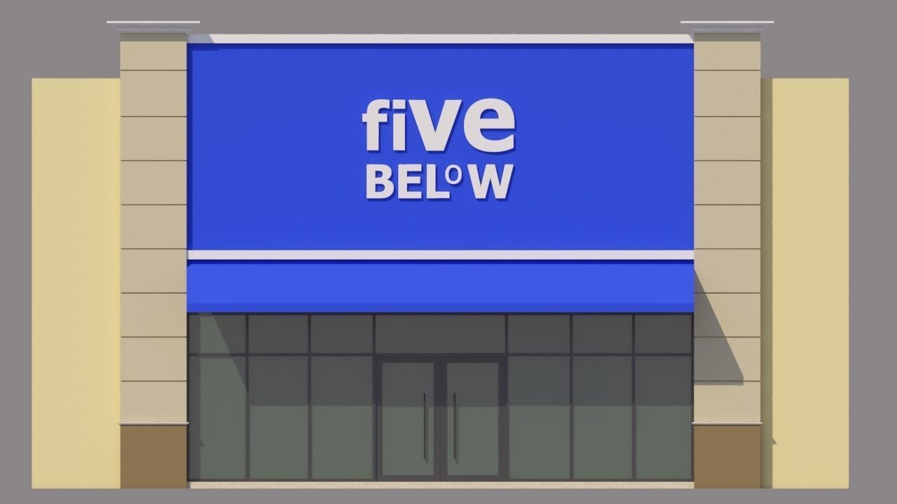 American Store Market 3D model_5