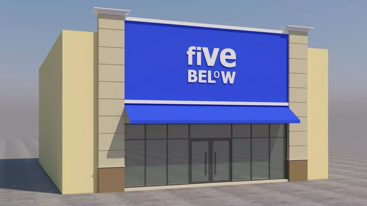 American Store Market 3D model_0