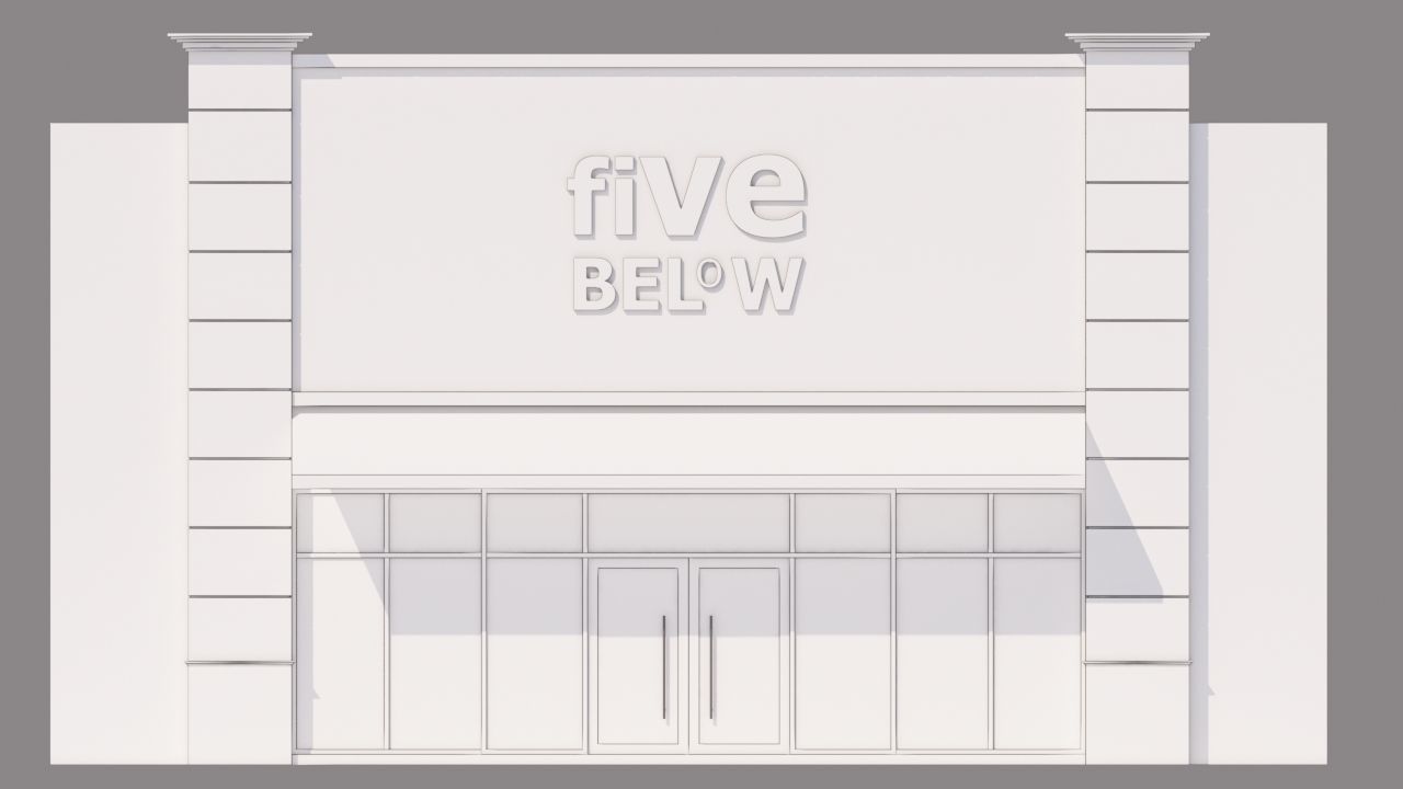 American Store Market 3D model_11