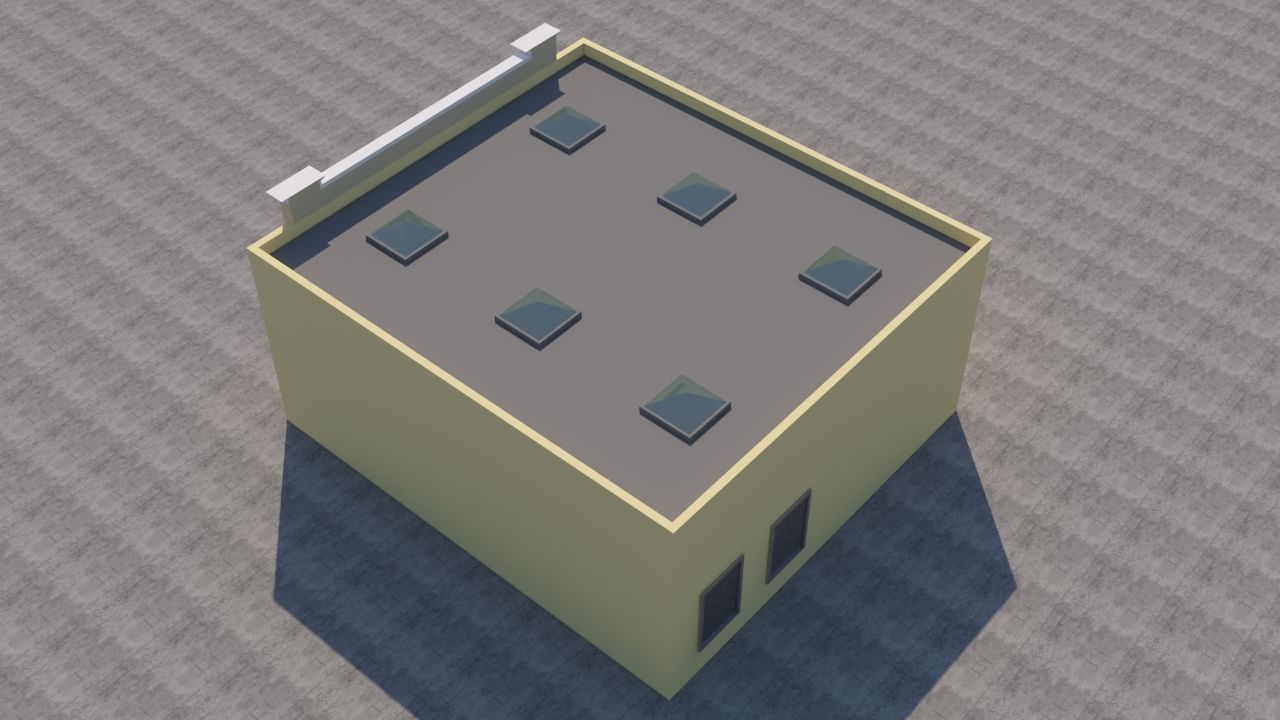 American Store Market 3D model_4