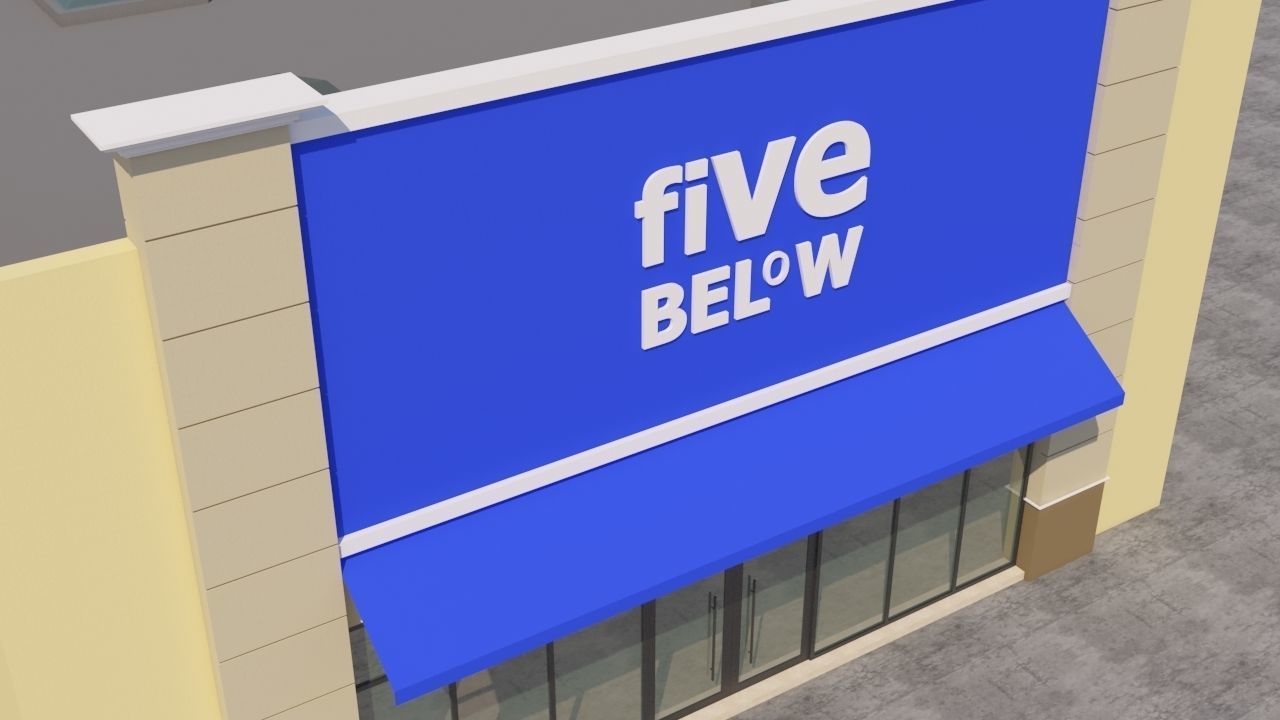 American Store Market 3D model_2