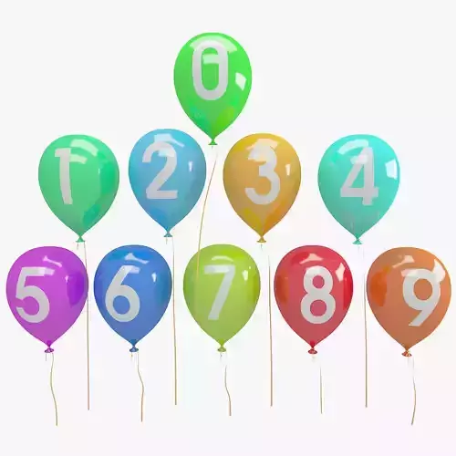 Balloon balloons for year