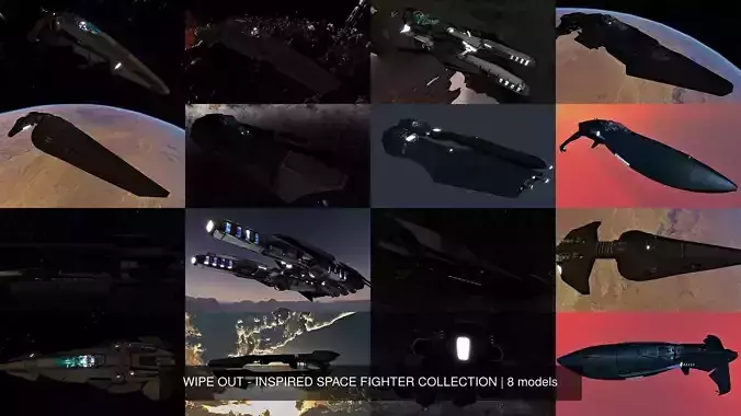 WIPE OUT - INSPIRED SPACE FIGHTER COLLECTION 