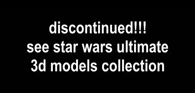 DISCONTINUED see STAR WARS ULTIMATE 3D MODEL COLLECTION 