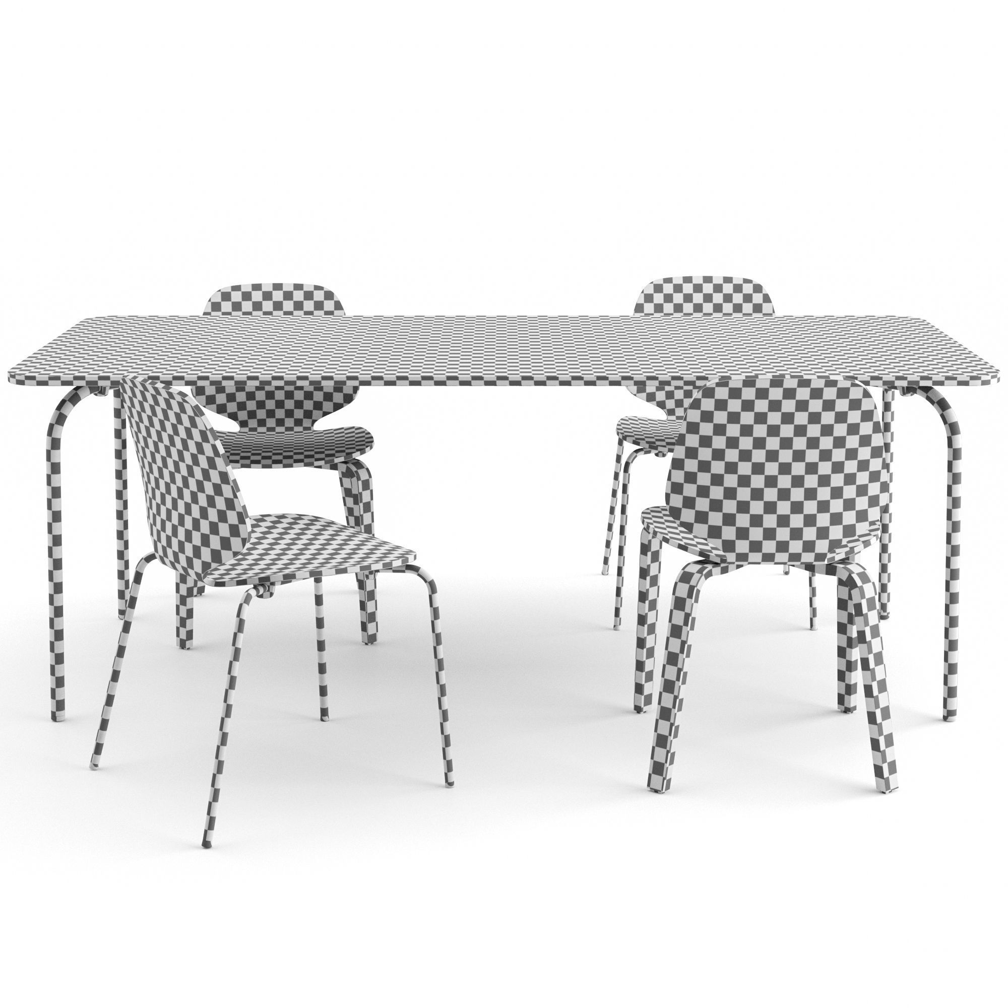 My Chair and My Table by Normann Copenhagen 3D model_4