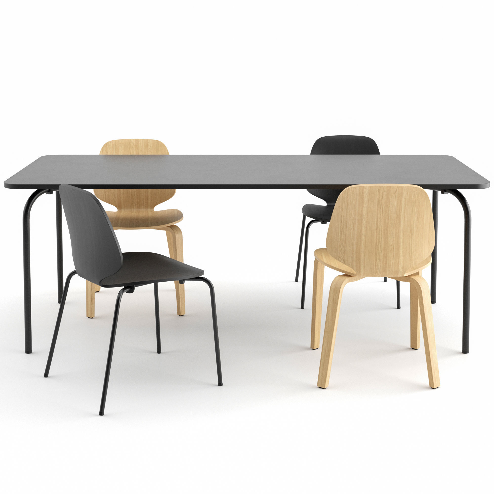 My Chair and My Table by Normann Copenhagen 3D model_1