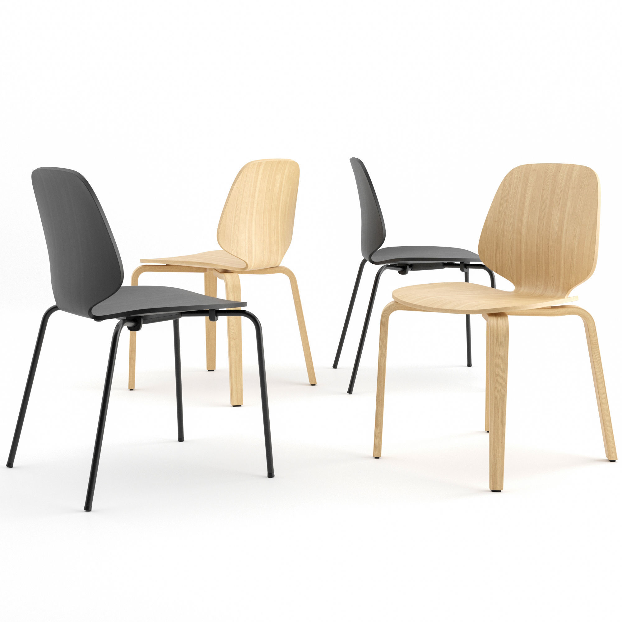 My Chair and My Table by Normann Copenhagen 3D model_2