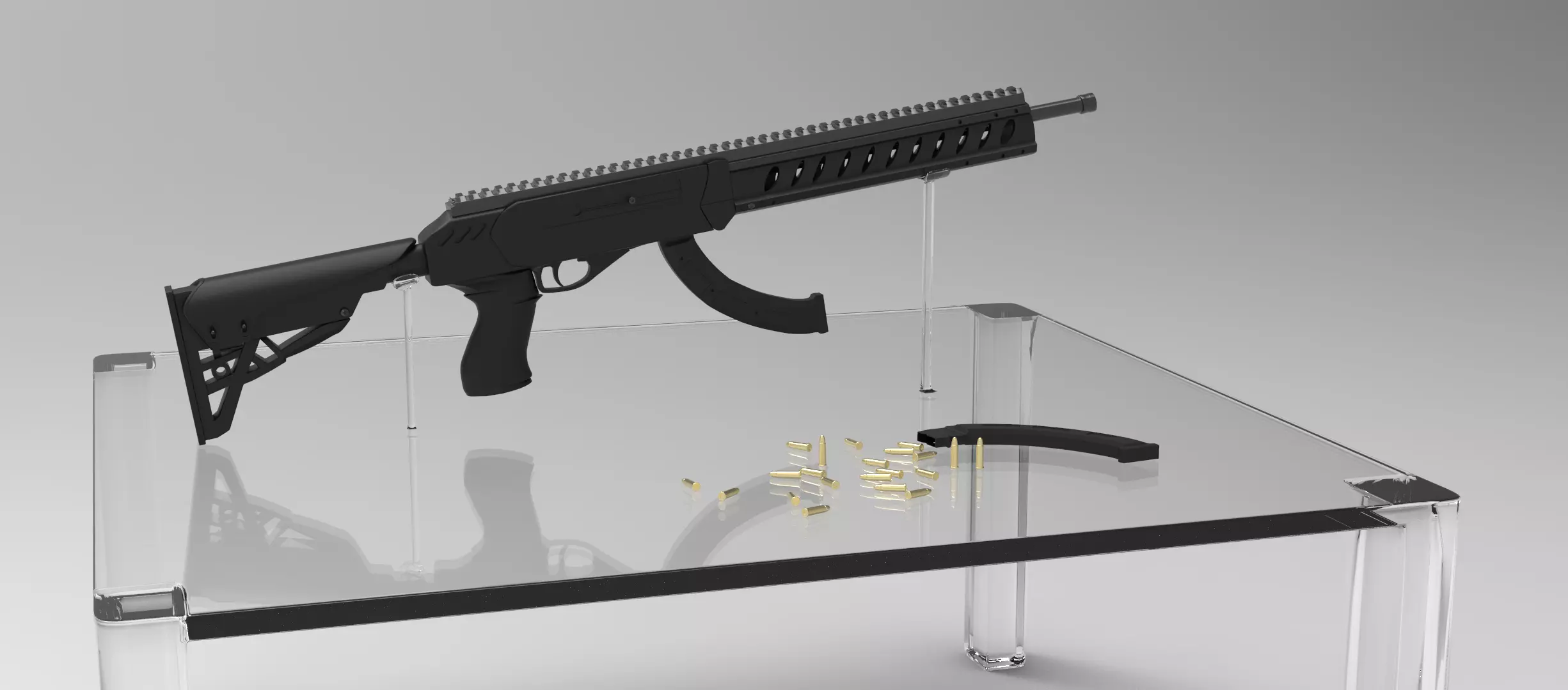 Cz 512 tactical Free low-poly 3D model