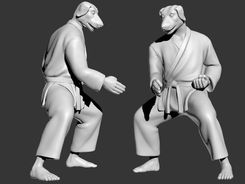 Dog Chop 3D print model_6