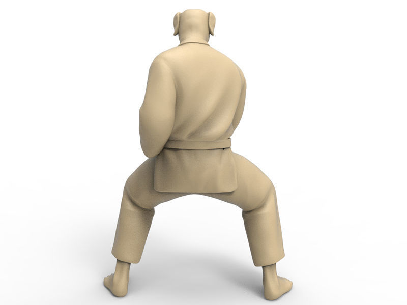 Dog Chop 3D print model_3