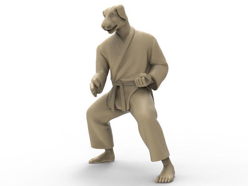 Dog Chop 3D print model_1
