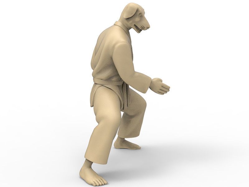 Dog Chop 3D print model_4