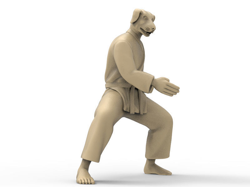 Dog Chop 3D print model_5