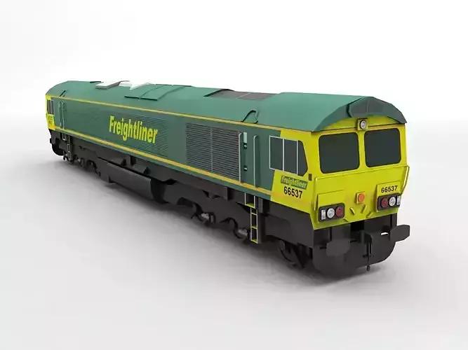 Class 66 Locomotive Freightliner Low-poly 3D model